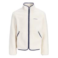 Veste Polaire Sherpa Écru Homme Jack & Jones Teddy vue 3