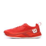 Chaussures de Tennis Rouge Homme Wilson Rush Pro 4.5 Clay pas cher