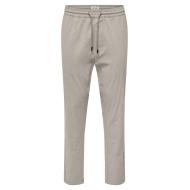 Pantalon fluide Beige Homme Only & Sons Capri pas cher