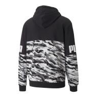 Sweat à Capuche Noir Imprimé Camouflage Puma Camo vue 2