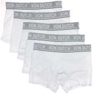 Lot de 5 Boxers Blanc Homme Von Dutch Origi pas cher