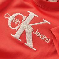 T-shirt Orange Fille Calvin Klein Jeans Teddy vue 2