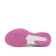 Chaussures de sport en salle Blanches/Rose/Bleu Femme Hummel Speed Court vue 5