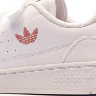 Baskets Blanche/Rose Fille Adidas NY 90 vue 7