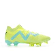 Chaussures de Football Bleu/Jaune Fluo Homme Puma Future Ultimate vue 2