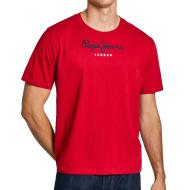 T-shirt Rouge Homme Pepe jeans Eggo SEB