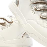Baskets Ecru/Doré Femme Teddy Smith Sra C vue 7
