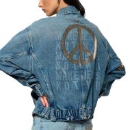 Veste en Jean Bleu Femme Kaporal BLISY vue 2