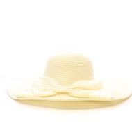 Chapeaux Blanc Femme Via Lorenzo Capeline Ivoire vue 3