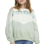 Sweat Vert/Blanc Fille Kids ONLY Kogruna