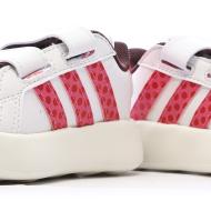 Baskets Blanches/Rouges Fille Adidas Grand Court Minnies vue 7