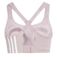 Women's purple training bra Adidas TLRD Impact Photo of the Espace des Marques %store% store - view of %key%