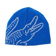 Bonnet Bleu/Blanc Homme Lacoste Broderie pas cher