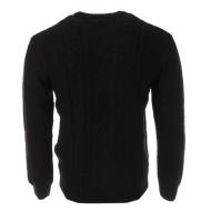 Pull Noir Homme Paname Brothers Irlandais vue 2