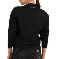 Sweat Noir Femme Guess Icon vue 2