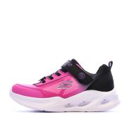 Baskets Roses/Noires Fille Skechers Sola Glow01