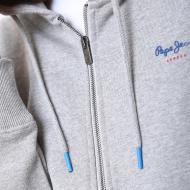 Sweat à Capuche Gris Femme Pepe jeans Calista Zipper vue 3