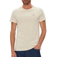 T-shirt Beige Clair Homme Tommy Hilfiger Tjm Xslim