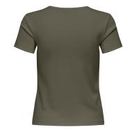 T-shirt Kaki Femme JDY Vaya vue 2
