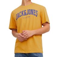 T-shirt Jaune Homme Jack & Jones 12236514