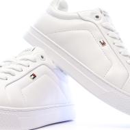 Baskets Blanches Femme Tommy Hilfiger Icon Court vue 7