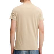 T-shirt Beige Foncé Homme Tommy Hilfiger Tjm Xslim Jersey vue 2