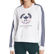 Sweat Blanc Femme Adidas Graphic HL6558 pas cher