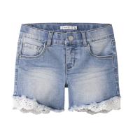 Short Bleu Fille Name it Sallis vue 3