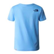 T-shirt Bleu/Vert Fille The North Face Teen Festival Daisy vue 2