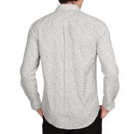 Chemise Blanc/Marine Imprimé Homme Tommy Hilfiger Flex Poplin vue 2