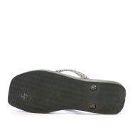 Tongs Kaki Femme Havaianas Hav Square Logo vue 2