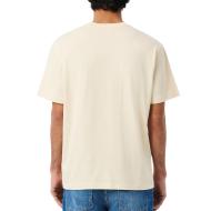T-shirt Écru Homme Lacoste TH73181 vue 2