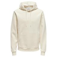 Sweat à Capuche Ecru Homme Only & Sons Connor