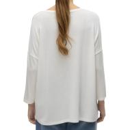 Pull Blanc Femme Vero Moda Brianna vue 2