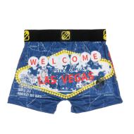 Boxer Bleu/Rouge Garçon Freegun Las Vegas vue 2