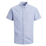 Chemisette Bleu Clair Homme Jack & Jones Hoxford Shirt pas cher