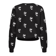 Sweat Noir Snoopy Fille Kids Only Peanuts vue 2
