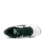 Chaussures de basketball Blanc/Noir/Gris Garçon Under ArmourLockdown 6 vue 4