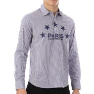 PSG Chemise à Rayures Marine Homme PSG 109 pas cher