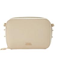 Sac à Bandoulière Écru Tommy Hilfiger Hilfiger Leather pas cher