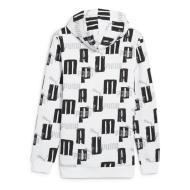 Sweat Banc/Noir Homme Puma Ess+ Logo vue 2
