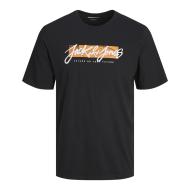 T-Shirt Noir Garçon Jack & Jones Whtiley