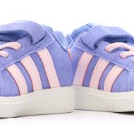 Baskets Violette/Rose Fille Adidas Grand Court vue 7