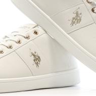 Baskets Beiges Femme US Polo ASSN For Everyday vue 7