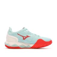 Chaussures de Padel Bleu Femme Mizuno Enforce Tour vue 2