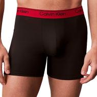 X3 Boxers Noir/Rouge Calvin Klein Jeans Boxer Brief vue 2