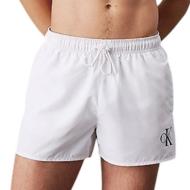 Short de Bain Blanc Homme Calvin Klein Jeans Drawstring
