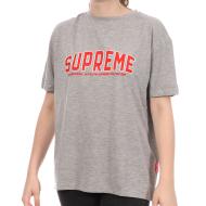 T-shirt Gris Femme Supreme Grip Flora