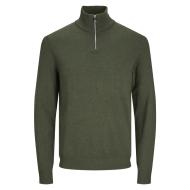 Pull Kaki Homme Jack & Jones Hemil vue 3