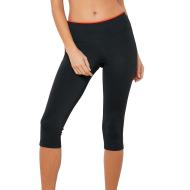 Legging 3/4 noir femme Reebok Wor PP Capri pas cher